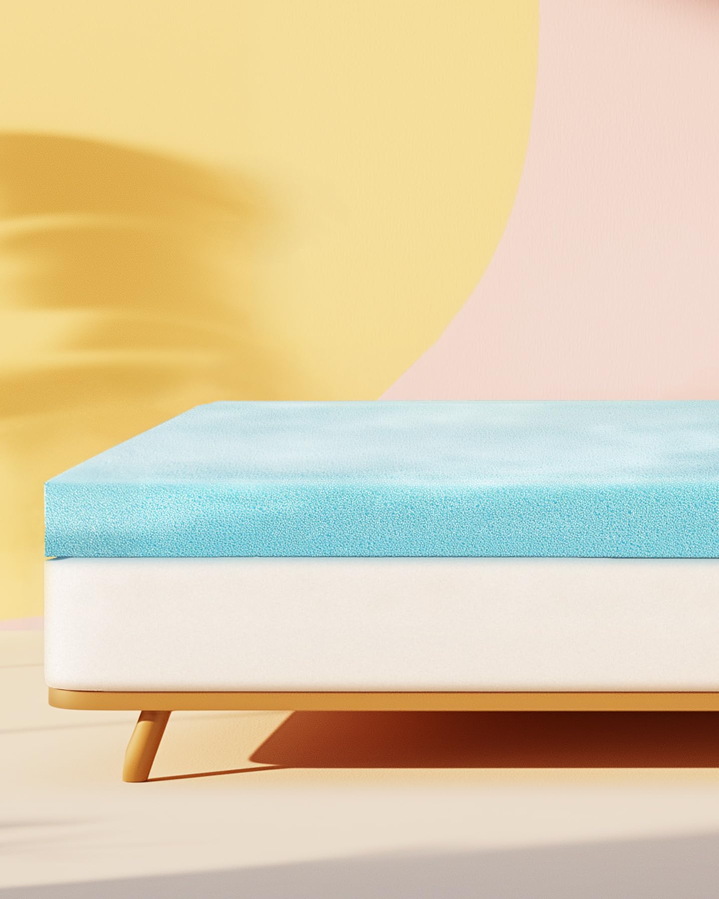 Viscosoft Memory Foam Mattress Topper Cal King - 2 Inch Reflex Cooling Gel Mattress Pad - Certipur-Us - Oeko Tex Certified