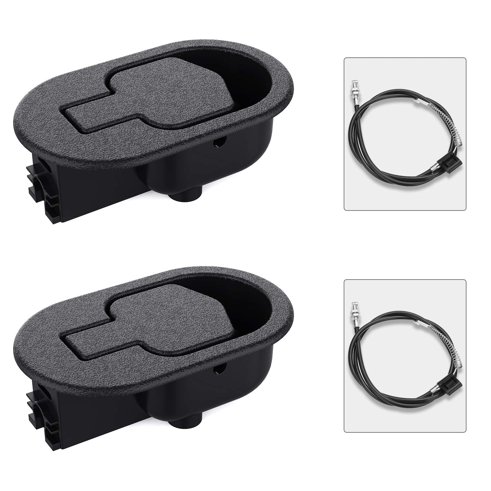 Baridwon 2 Set Recliner Replacement Parts, Durable Recliner Release Pull Handle With Recliner Pull Cable, Repair Replacement Par