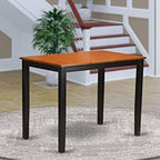 East West Furniture YAT-BLK-H Yarmouth Rectangle Counter Height Table, 30x48 Inch, Black & Cherry