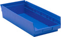 Quantum Storage Systems, QSB108BL, Shlf Bin, 17-7/8 In. L, 8-3/8 In. W, 4 In H