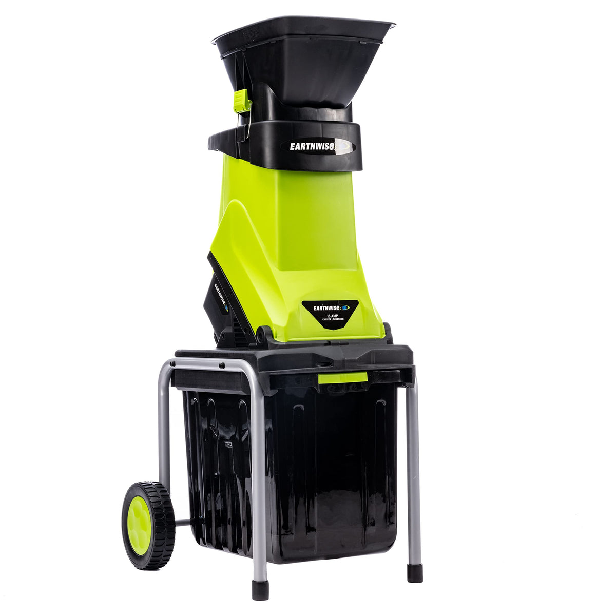 Earthwise Gs70015 15-Amp Garden Corded Electric Chipper, Collection Bin