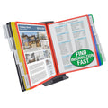 Ultimate Office FASTFIND 10Pocket Desk Reference Display Organizer, Colors