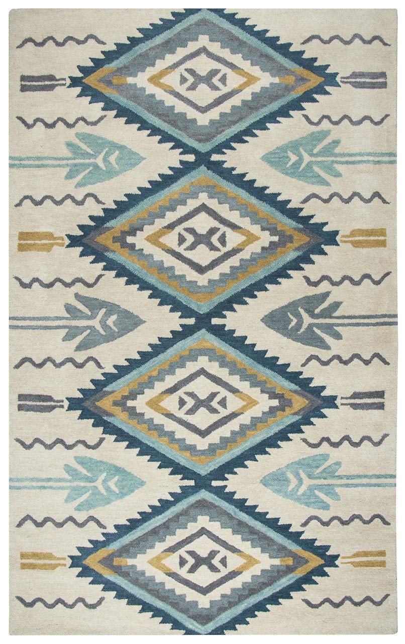 Ryder Blue 9' X 12' Hand-Tufted Rug