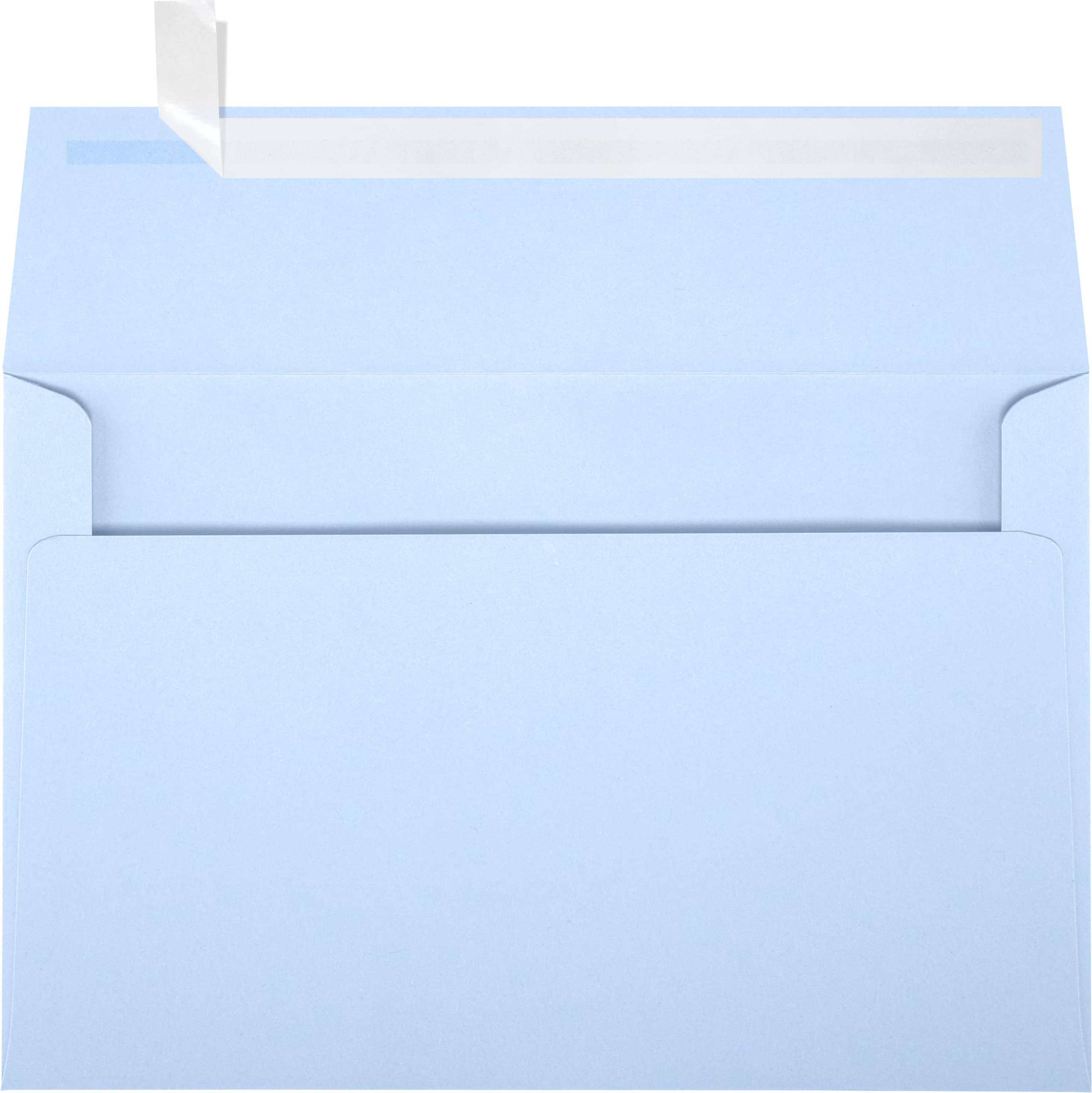 Luxpaper A9 Invitation Envelopes | Peel & Press | 5 3/4' X 8 3/4' | Baby Blue | 80Lb. Text | 50 Qty