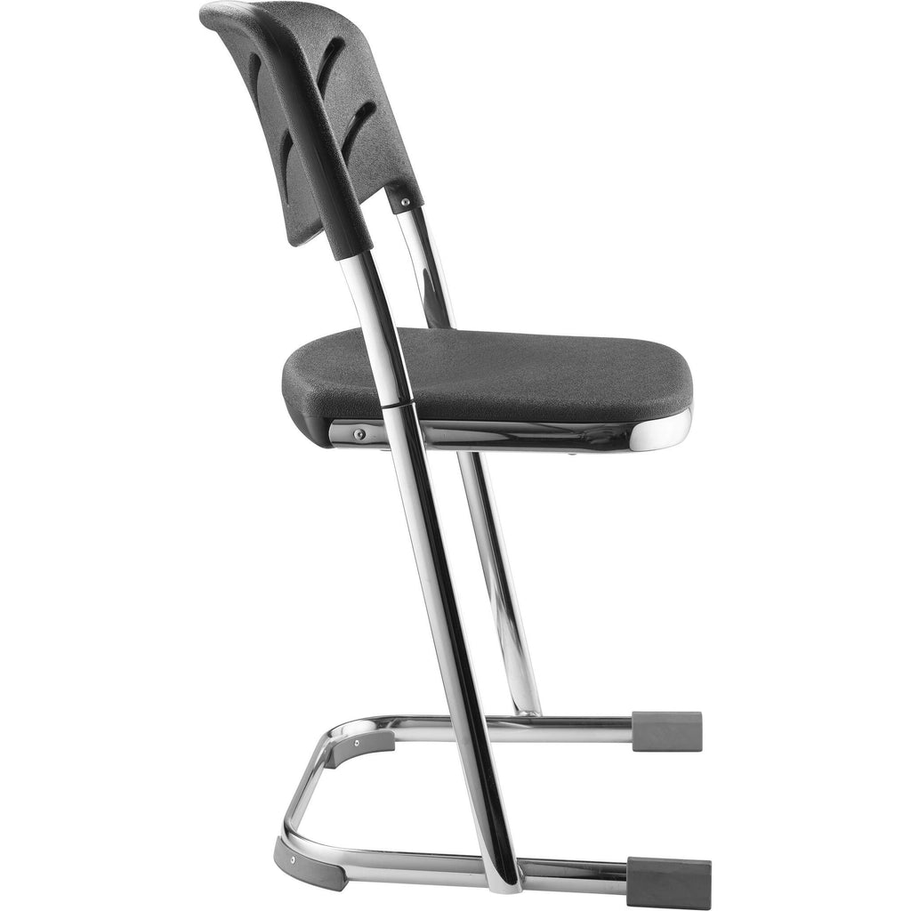 National Public Seating Elephant Z-Stool 18" Stool With Blow Molded Seat And Backrest