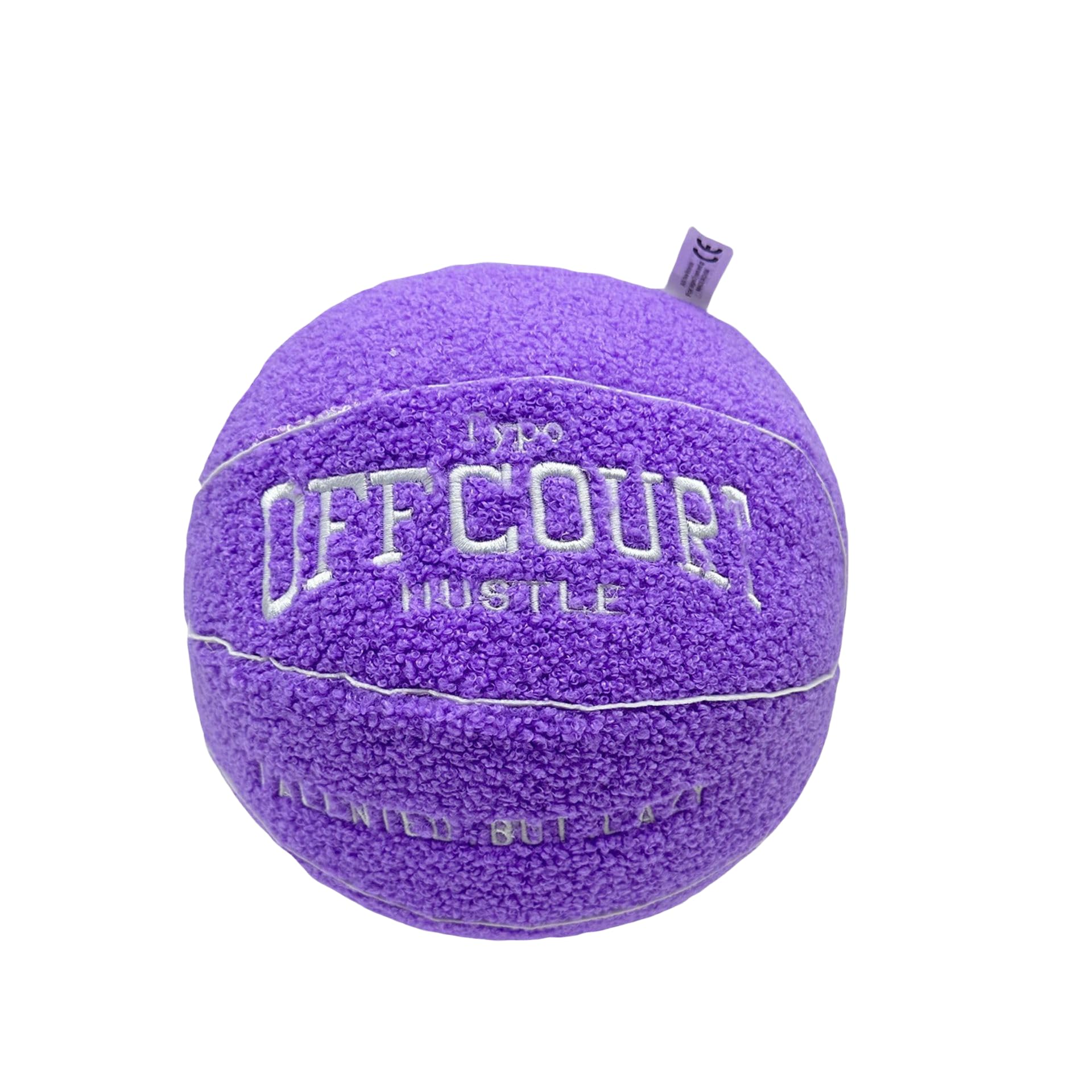 Tezimjia 2023 New Offcourt Basketball Pillow,11' Basketball Shaped Pillow Teddy Fleece Embroidered Basketball Throw Pillow Fuzz