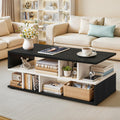 About Space Wooden Coffee Table  Sofa Centre Tea Poyee Table With Storage  Space Saving Portable Furniture For Living Room, Be