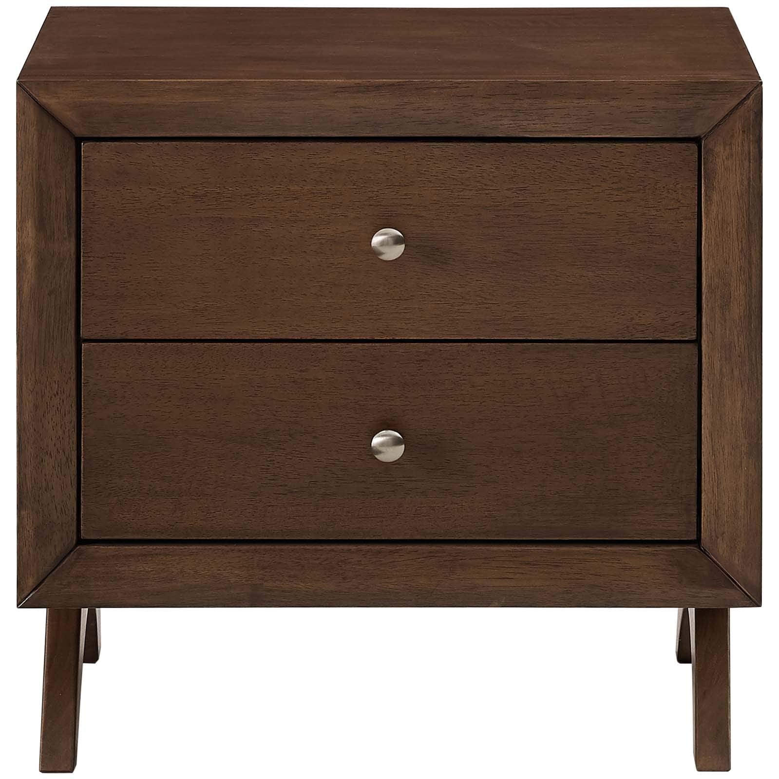 Modway Providence Nightstand Or End Table, Walnut