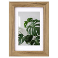 Egofine 4x6 Picture Frame Made of Solid Wood with Plexiglass, Display Pictures 3.5x5 with Mat or 4x6 Without Mat for Tabletop an