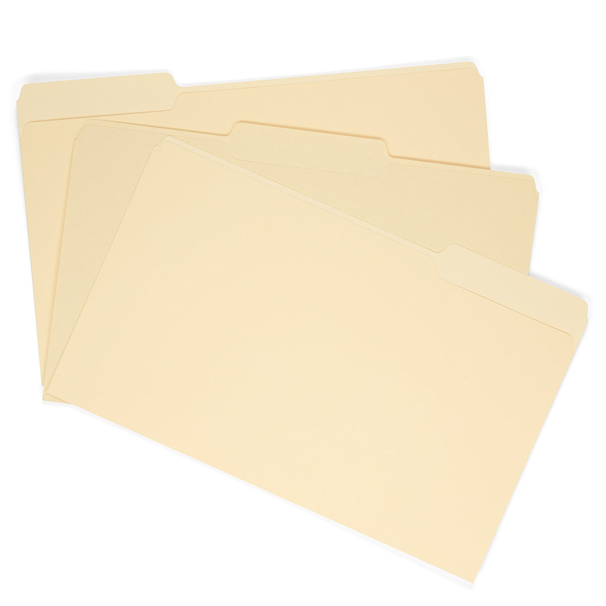 Blue Summit Legal File Folder, 100 Per Box, 1/3 Tab Manila Legal Folder For Organizing And File Storage