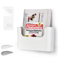 Jomola No Drilling File Holder Mail Organizer Wall Mount File Organizer Holder Office Wall Hanging Files Magazines Organizer Doo