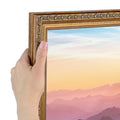 ArtToFrames 5x7 inch Dark Gold with Beads Wood Picture Frame, WOMD6301-5x7