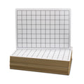9 X 12 Two Sided 1 Squares Grid Board 24 Pack
