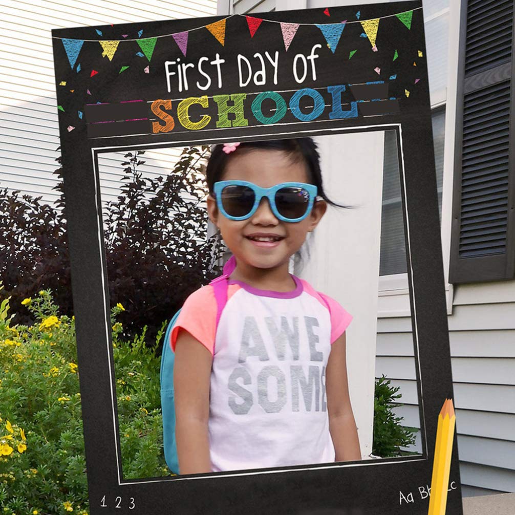 NUOBESTY Graduation Selfie Photo Frame First Day of School Photo Props Photo Frame for Party for Graduation Party Favors Supplie
