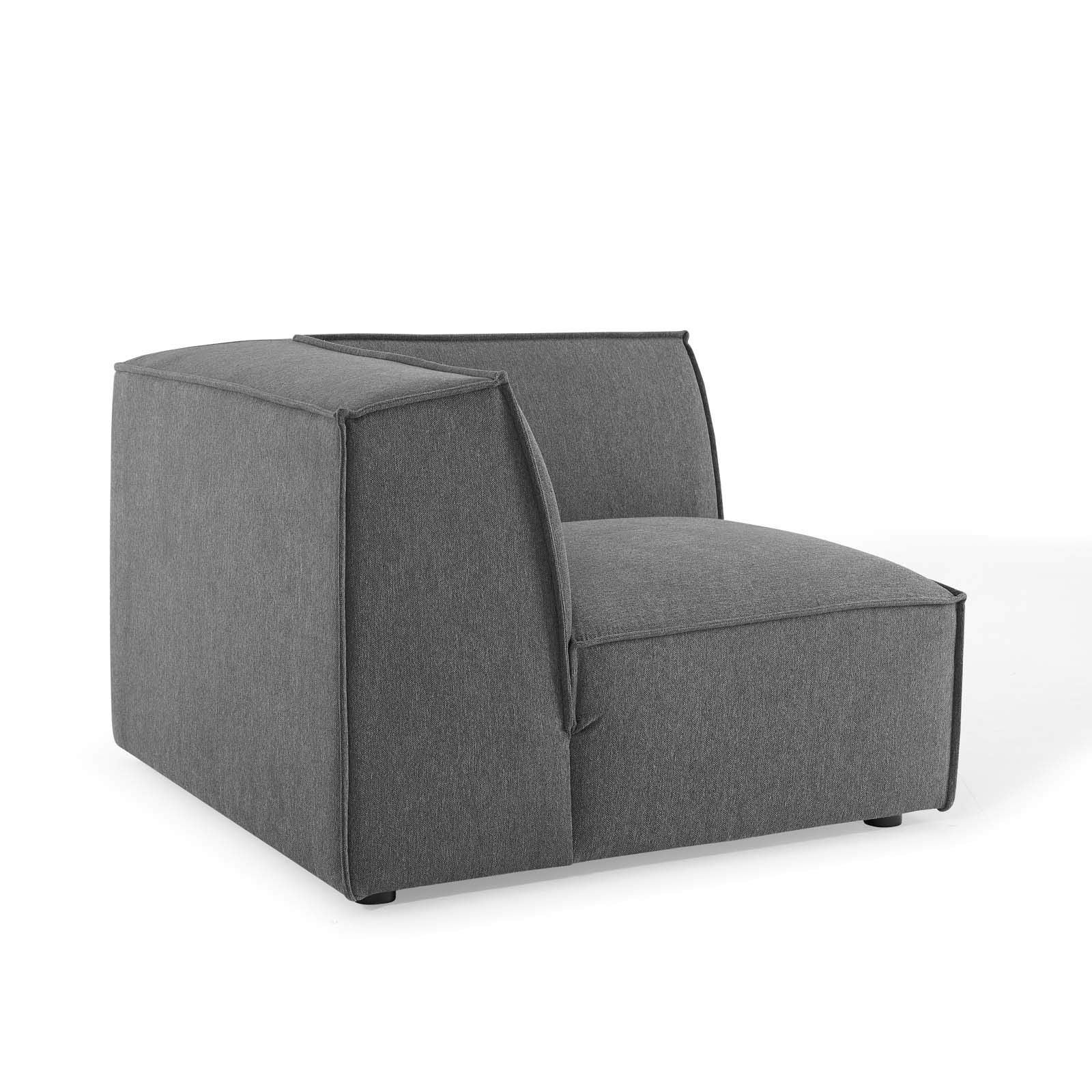 Modway Eei-3871-Cha Restore Sectional Sofa Corner Chair, Charcoal