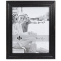 Lawrence Frames 746580 8x10 Durham Weathered Black Wood Picture Frame