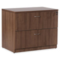 Lorell Essentials Series Walnut Laminate Lateral File