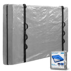 Ticonn Mattress Bags For Moving, Full Xl Mattress Cover For Moving, Heavy Duty, Full-Around Handle With Adjustable Buckles, Mattress Storage Bag & Moving Supplies (Gray, Full Xl)