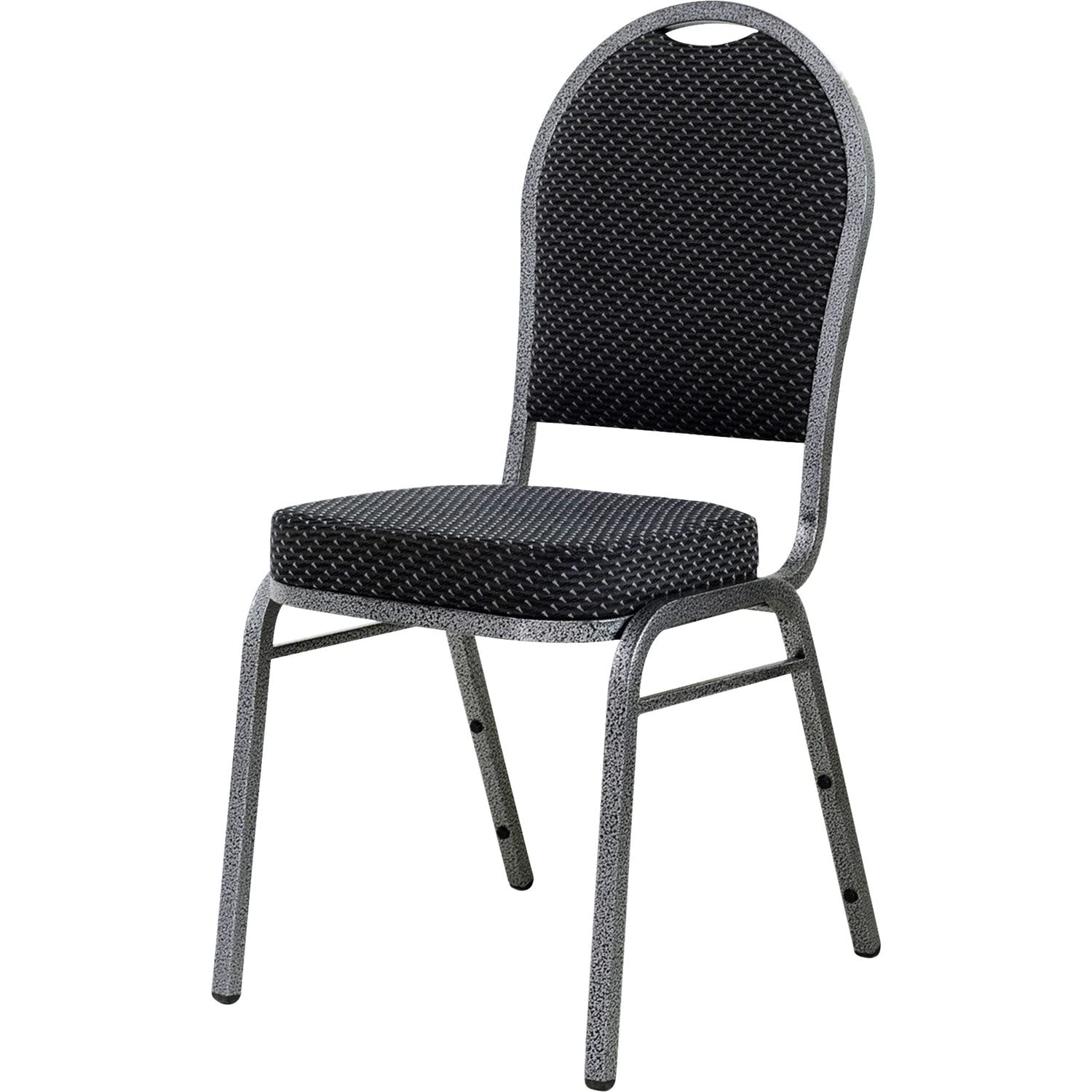 Lorell 62525 Carton Stack Chair, 15-Inch x16-Inch x37-Inch , Black/Gray