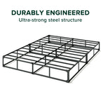 Zinus 9 Inch Wonderbox(Tm) Smart Box Spring, Quick Assembly Mattress Foundation, Durable Metal Frame, Twin, Grey