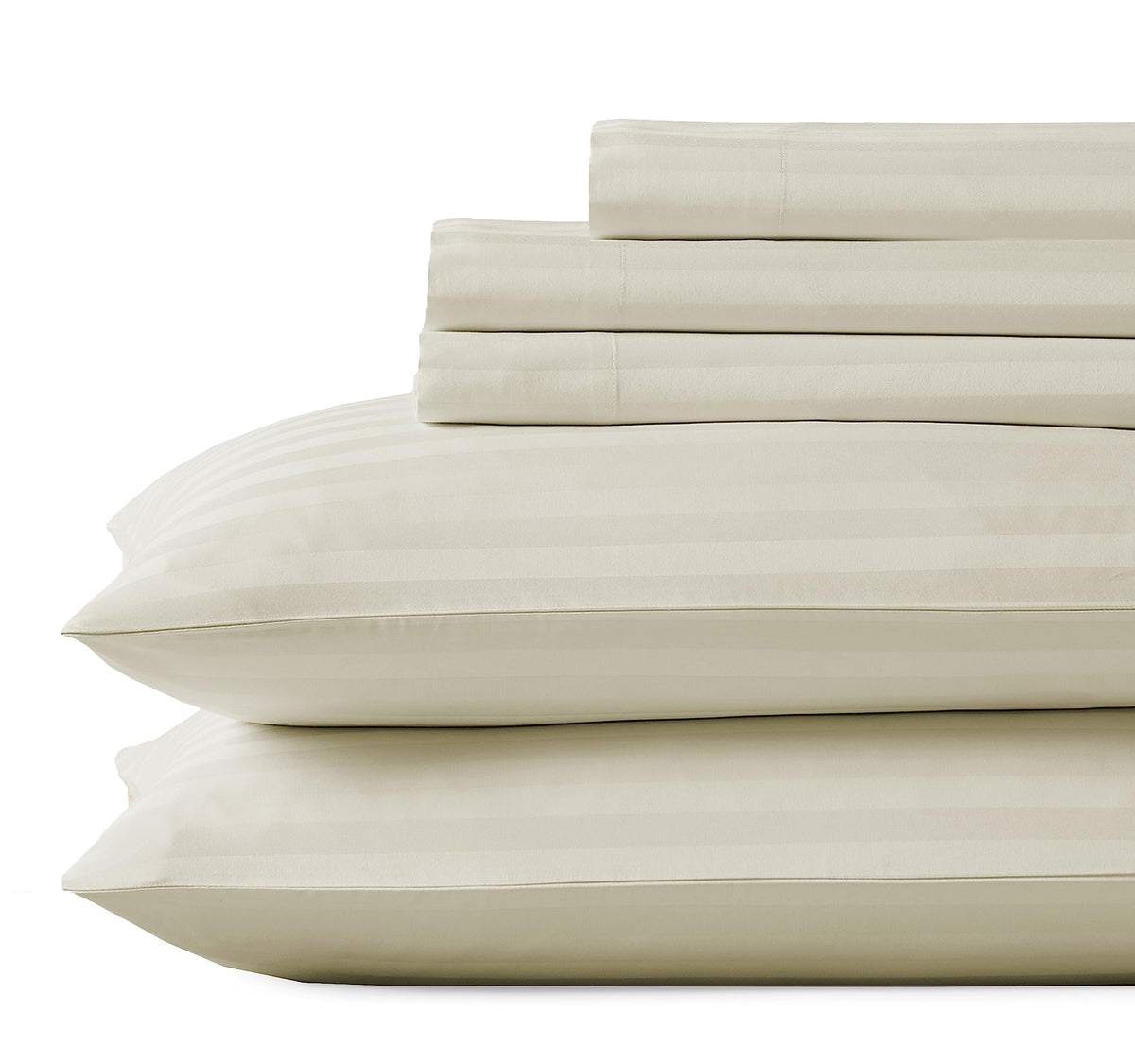 California Design Den 5 Piece Split King Size Sheet Set - 100% Cotton 500 Thread Count, Cooling Deep Pocket Bedding For Adjustab