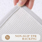 Pauwer Bathroom Rugs Sets 2 Piece, Non Slip Bath Mats For Bathroom, Absorbent Bath Rugs Floor Mat, Machine Washable Shower Rugs