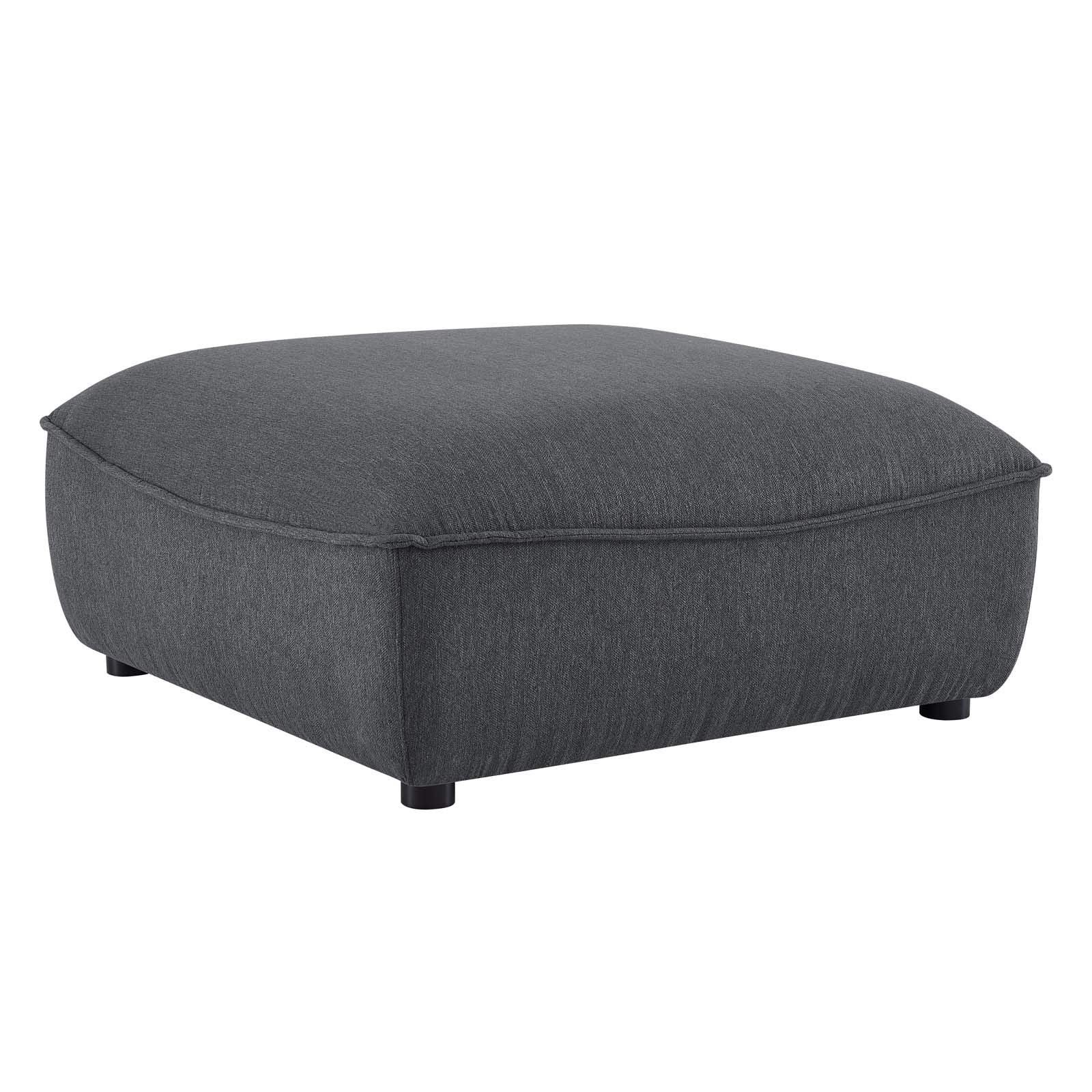 Modway Eei-4419-Cha Comprise Sectional Sofa Ottoman, Charcoal