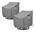 Okcool Outdoor Swivel Chair Cover 2 Pack,Outdoor Furniture Patio Chair Covers Waterproof Clearance,(30'' W X 34'' D X 38.5'' H)