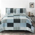 Royal Tradition Zoe Reversible Coverlets, King Over-Sized 3Pc Quilt Set (110-Inch Wide X 96-Inch Long) Lightweight Bedspread