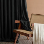 Lazzzy Velvet Blackout Curtains Black Thermal Insulated Drapes For Bedroom Living Room Darkening Window Treatments Super Soft Luxury Grommet 84 Inches Long 2 Panels