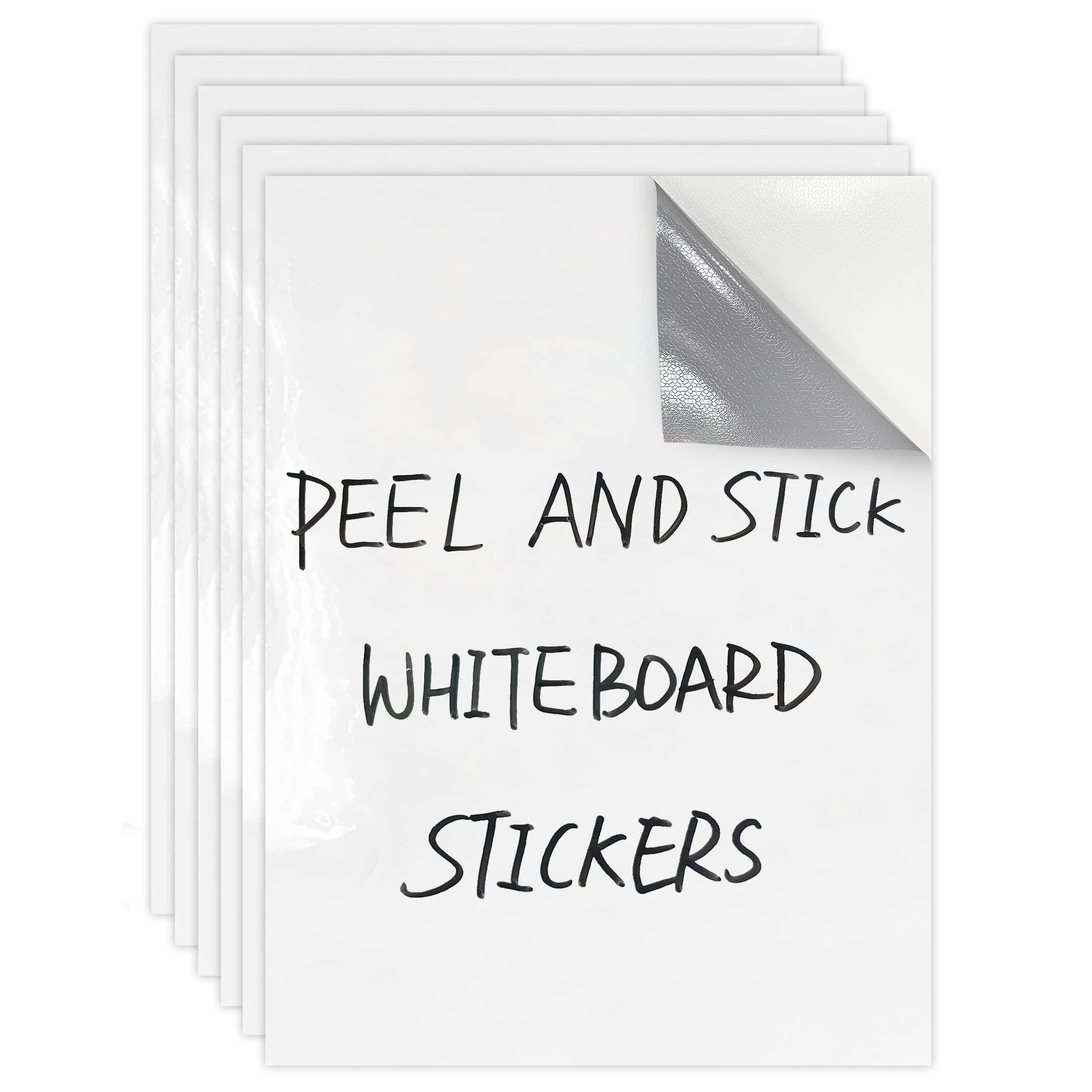 Dry Erase Board Sticker-Whiteboard Stickers-8.27'X11.69' Removable Dry Erase Sheets-Fridge Magnetic Paper Alternatives For Wal