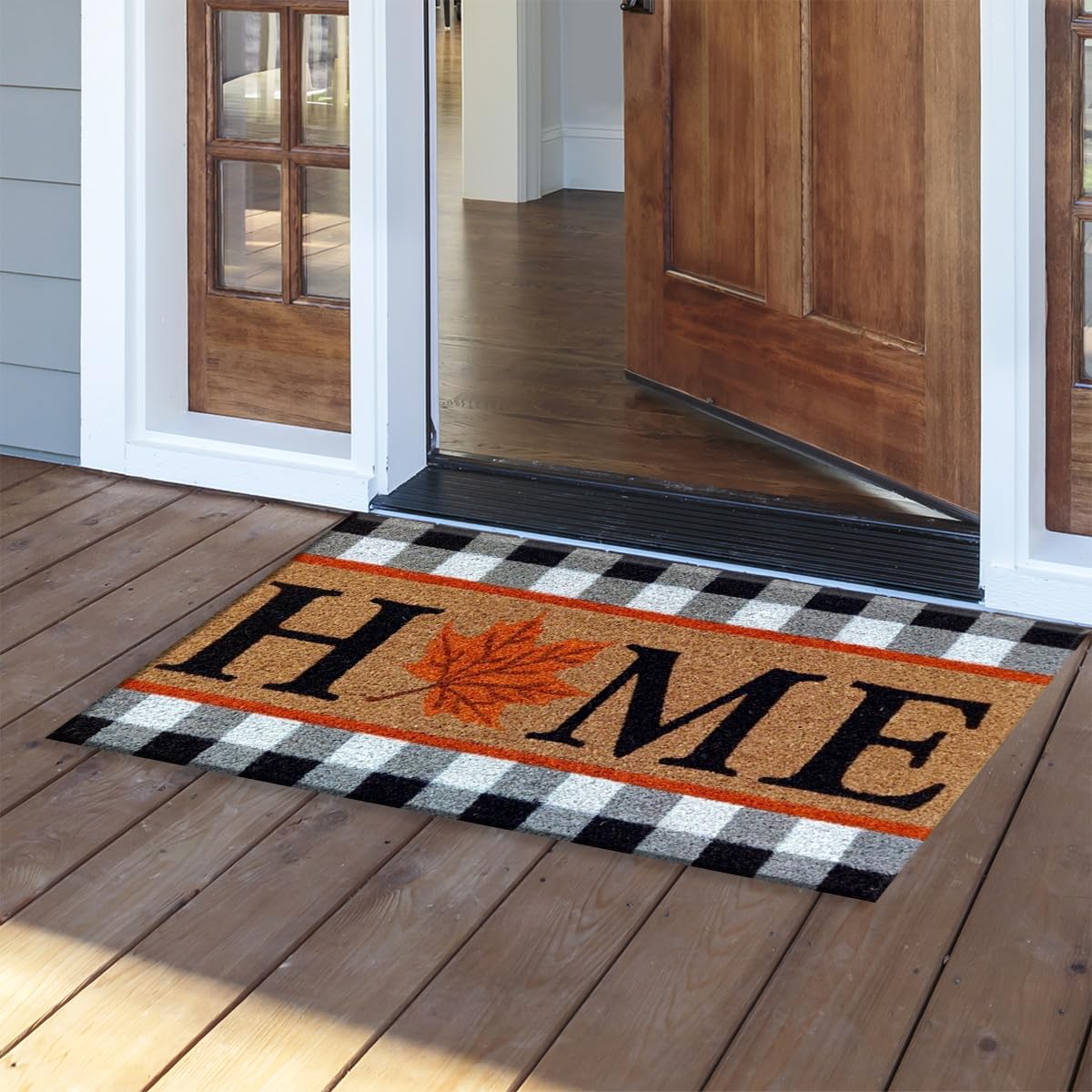 Briarwood Lane Fall Home Coir Doormat - 30X18 Inches - Outdoor Fall Door Mat - Door Mat Indoor Entrance - Door Mat Outdoor Entrance - Fall Coir Doormat - Coir Moor Mats Outdoor Fall - Home Decor