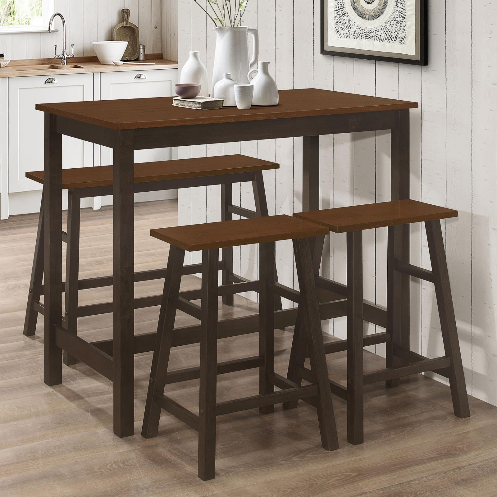 Coaster Home Furnishings 4 PC Counter Height Dining Set