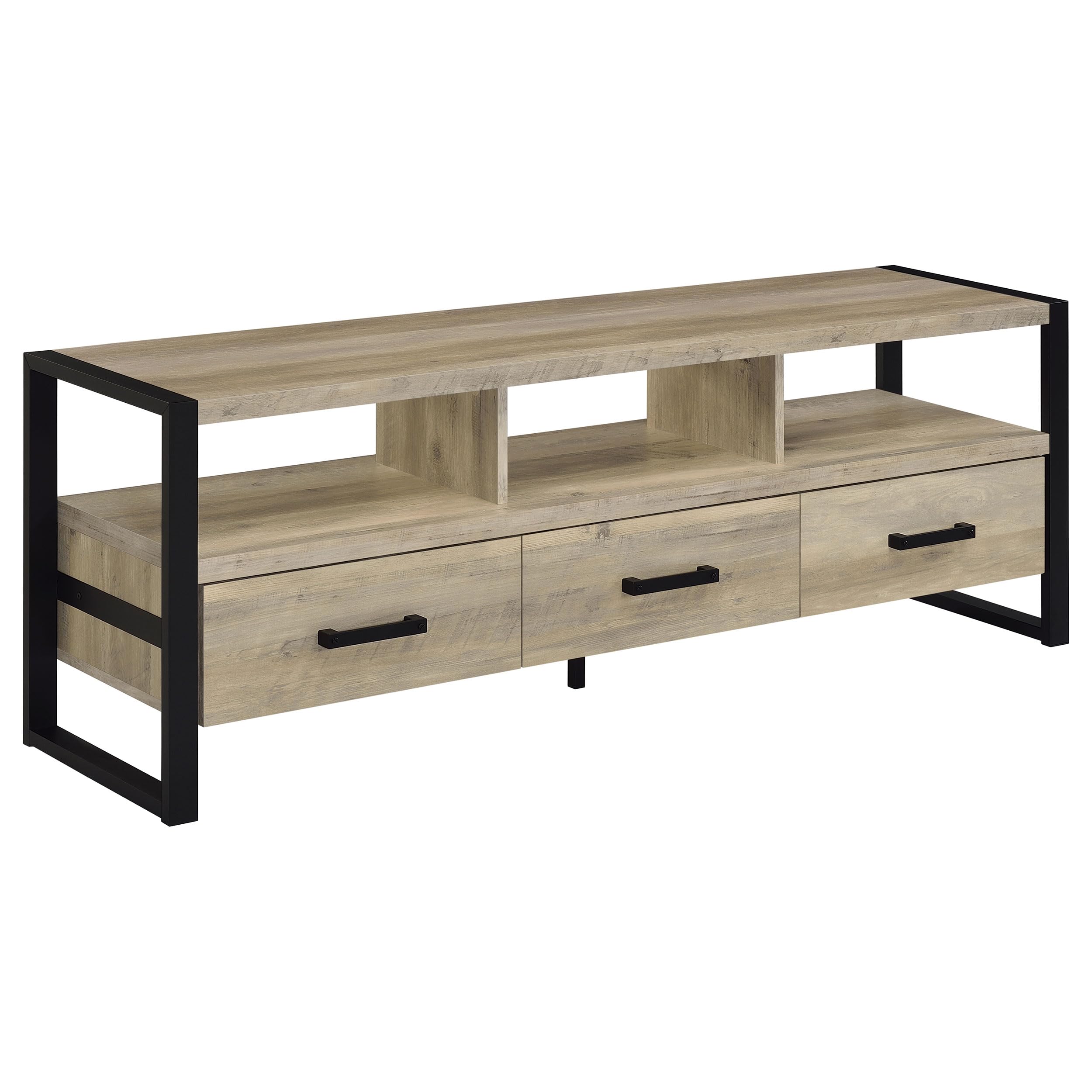 Coaster James 60&quot; TV Stand, Distressed Pine