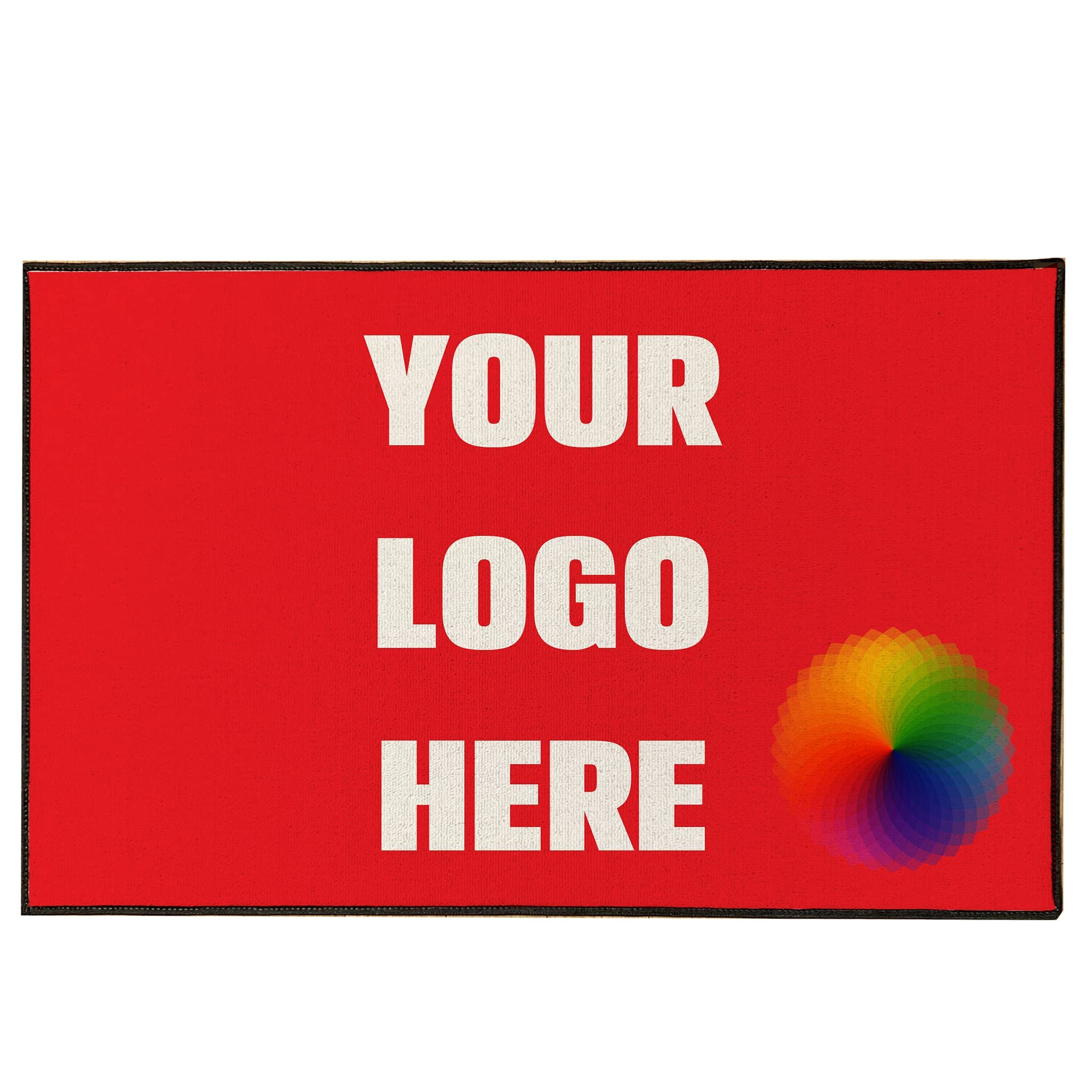Victorystore Custom Doormat 24X36 Inches Any Color, Custom Logo Doormat Full Color Print 24 Inches X 36 Inches, Set Of 2