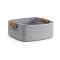 Rugszone Jute Cotton Storage Gift Basket, Rectangle Case For Closet, Packing, Wedding Organizer Box Jute Basket Handwoven EcoFr