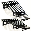 ZoffyFabrizio Garage Shelving Wall Mounted, 2Pack 2x8ft Garages Shelving 24inchby96inch Wall Shelf Garage Storage Rack Floa