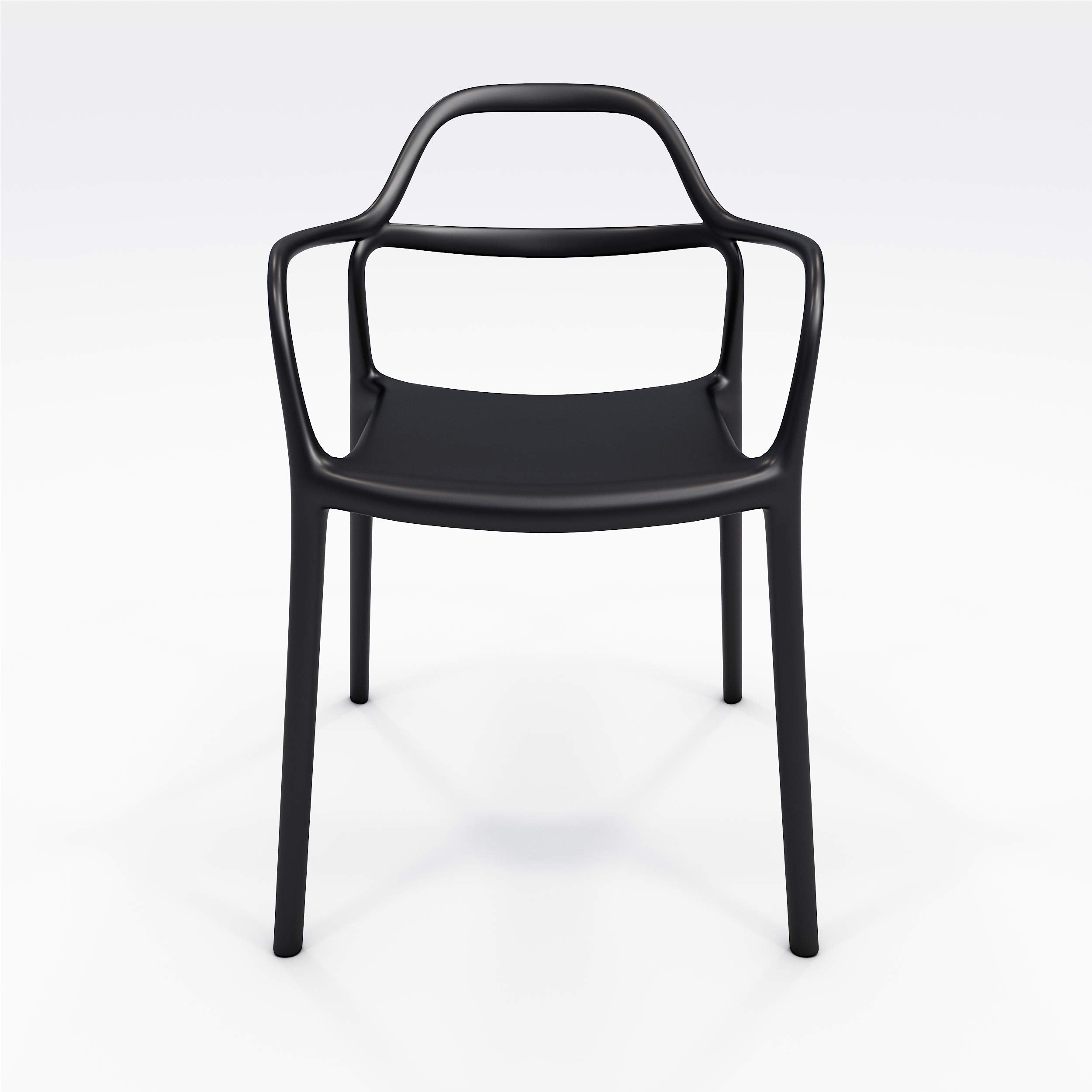 Olio Designs Dali Indoor/Outdoor Chair, Black