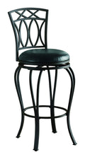 Coaster Home Furnishings Adamsville Upholstered Swivel Bar Stool Black