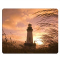 Nicokee Lighthouse Rectangle Gaming Mousepad Lighthouse With Sunset Mouse Pad Mouse Mat For Computer Desk Laptop Office 9.5 X 7.