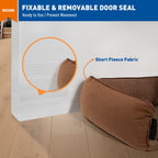 Magzo Door Draft Stopper, 36 Inch Under Door Draft Blocker Noise Stopper, Weighted Wind Blocker Draft Guard For Bottom Of Door,