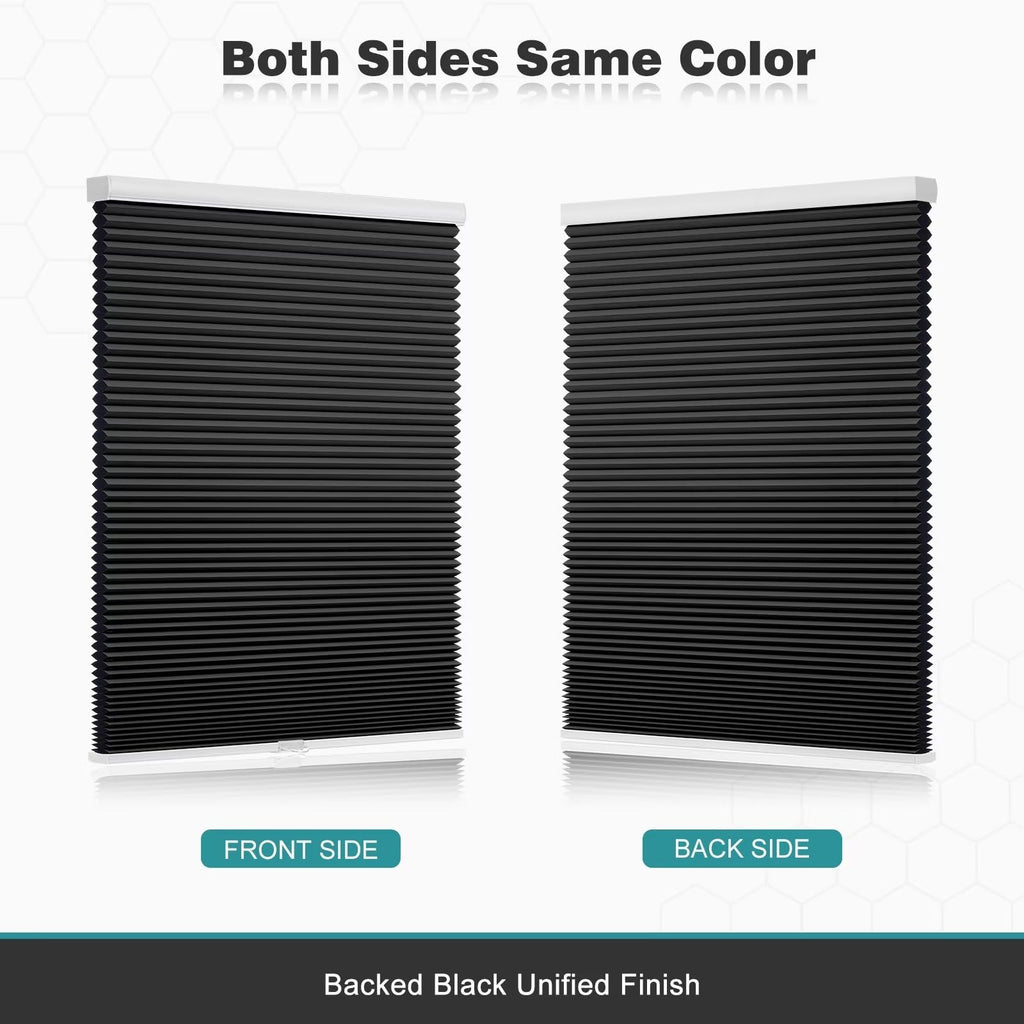 Changshade Cordless Blackout Customized Cellular Shade, Honeycomb Shade With The Diameter Of 1.5 Inch Honeycombs, Room Darkening