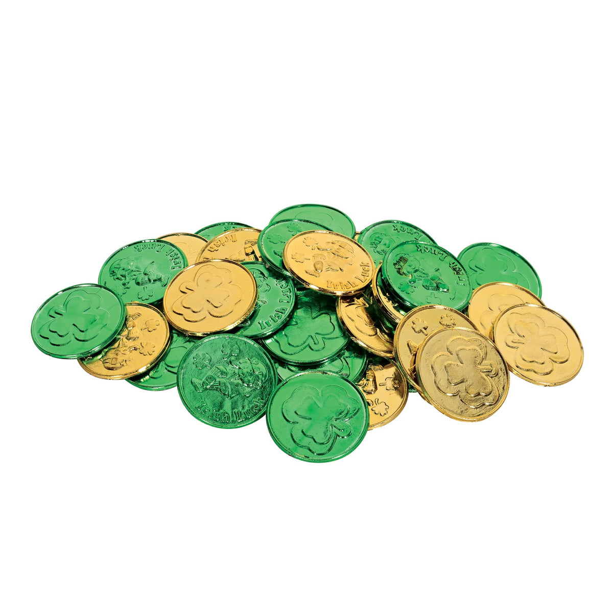 Lucky Leprechaun Plastic Coins