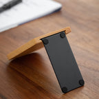 Muso Wood Book Ends For Shelves, Non-Slip Bookends, Heavy Duty Wooden Bookend Support For Books And Movies (Beech 1 Pair)