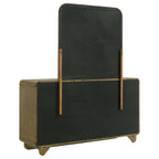 Coaster Home Furnishings Amsbury Transitional 64-inch 6-Drawer Bedroom Dresser with Mirror Bedroom Clothing Storage Cabinet Wide Chest of Drawers Organizer Unit Nutmeg 224273M