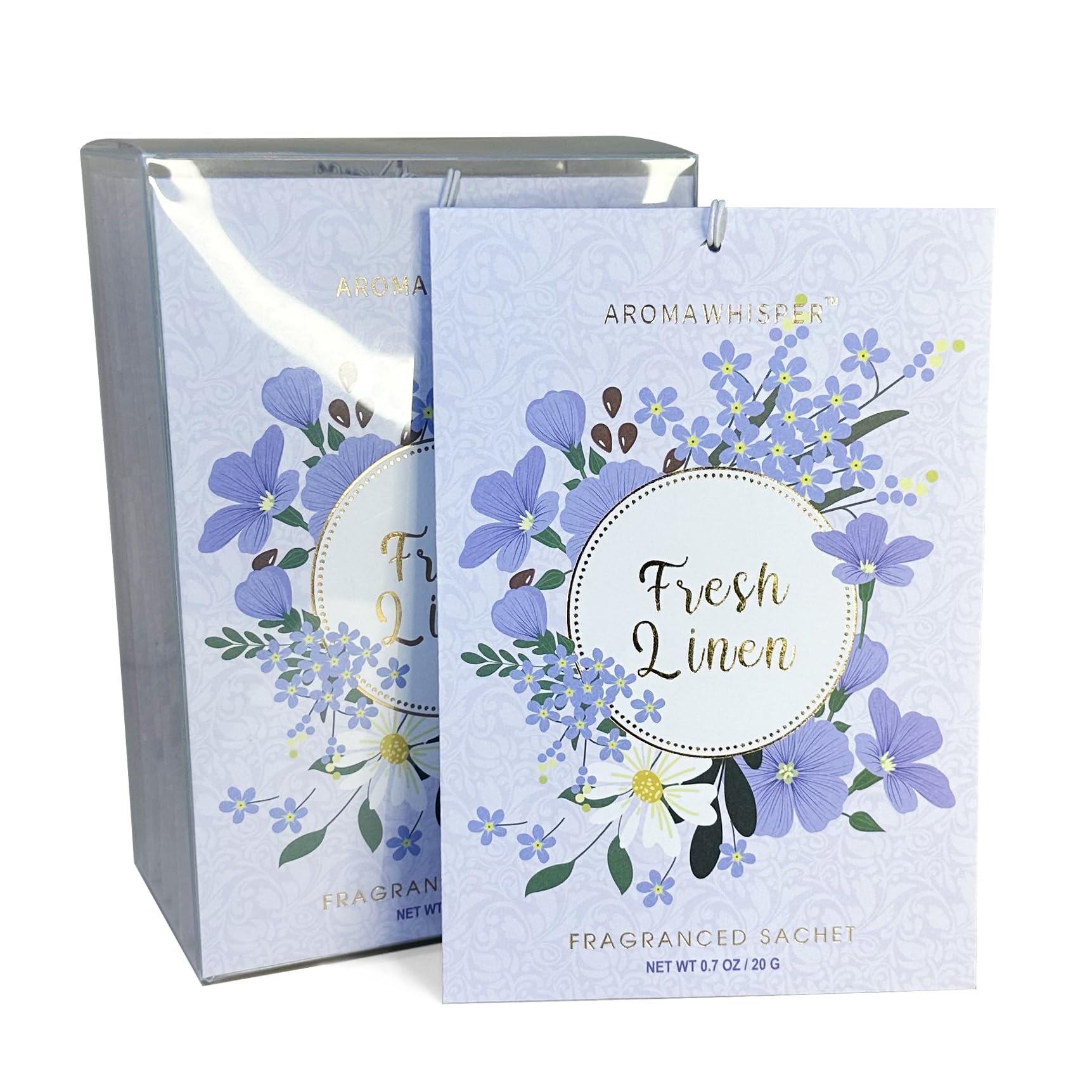 4 Scents Large Scented Sachets - 8 Pack, Long-Lasting Home Fragrance Sachet Bags, Extra Large Fresh-Scented Scented Sachets for 