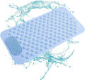 EARTHCONE Bathroom Anti Slip Mat Bathtub Bath Shower Mat with Scrubber for Adults (1Pcs)