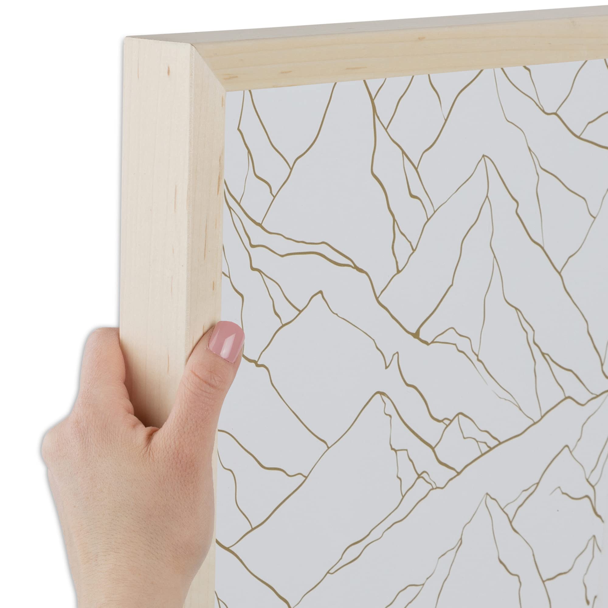 ArtToFrames 6x22 inch Clear Stain on Maple Wood Picture Frame, 2WOM0066-81784-YCLR-6x22