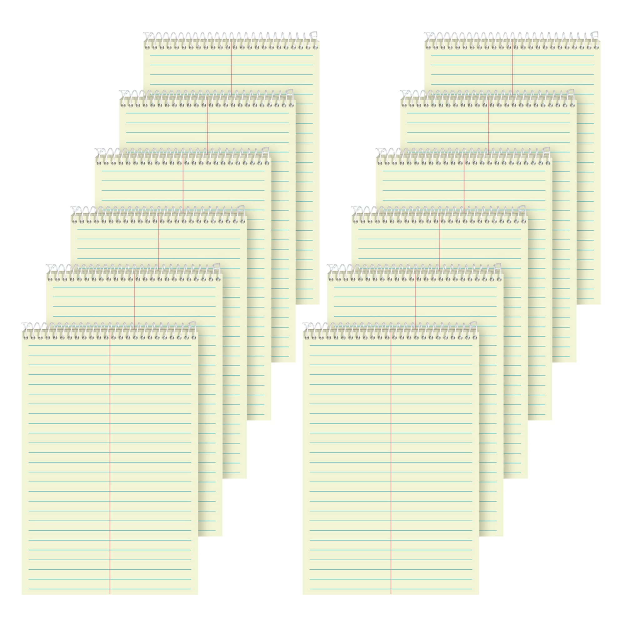 Tops(R) Steno Books, 6In. X 9In., Gregg Ruled, 80 Pages, Green Tint