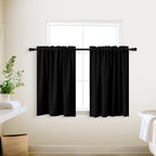 Koufall 24 Inch Curtains For Bedroom Black Out,Small Window Mini Short Blackout Curtains,18 X 24 In Length